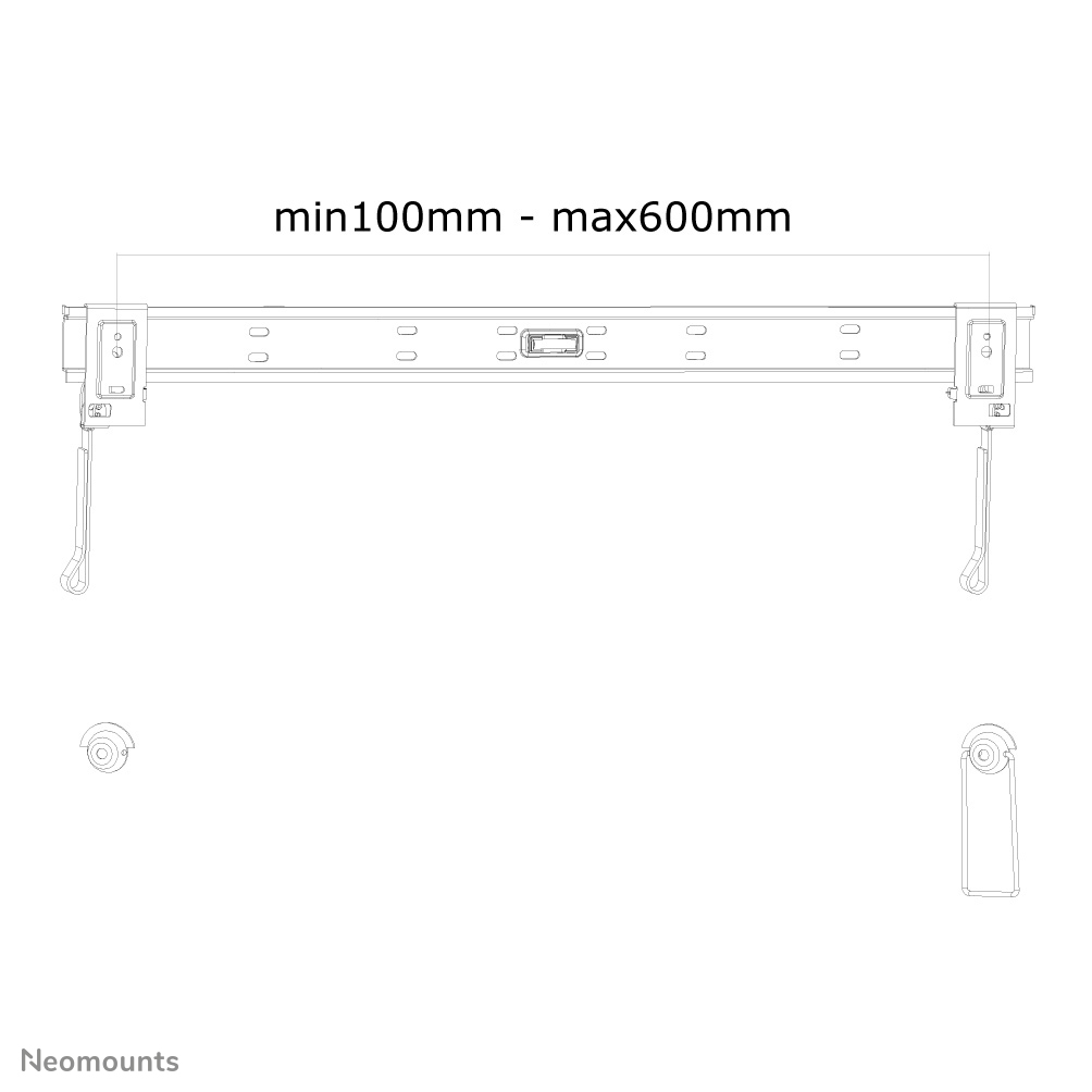 Neomounts PLASMA-W860 Support pour écran mural 32-60" - fixe